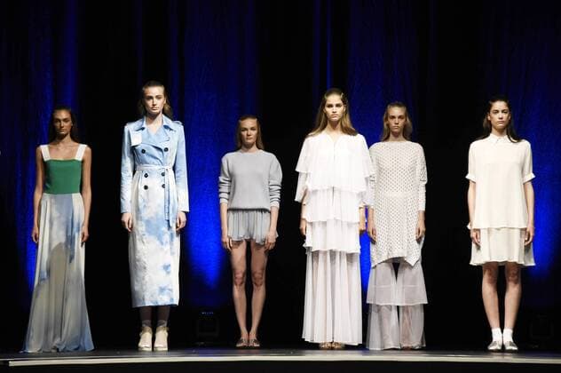 Models bei der Marcel Ostertag Fashion Show auf der Mercedes-Benz Fashion Week Berlin Spring Summer 2017. Berlin, 30.06.2016 Foto:xFredericx xFuturexImage