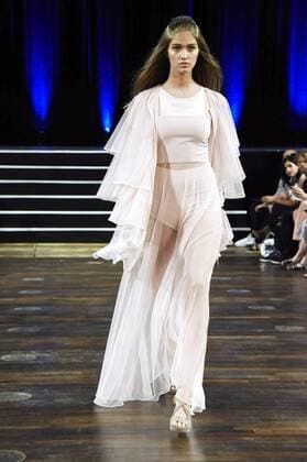Model bei der Marcel Ostertag Fashion Show auf der Mercedes-Benz Fashion Week Berlin Spring Summer 2017. Berlin, 30.06.2016 Foto:xFredericx xFuturexImage
