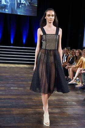 Model bei der Marcel Ostertag Fashion Show auf der Mercedes-Benz Fashion Week Berlin Spring Summer 2017. Berlin, 30.06.2016 Foto:xFredericx xFuturexImage