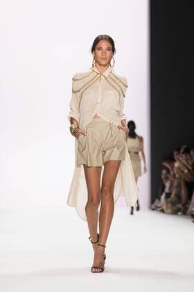 June 30, 2016 - Berlin, Germany - A model walks the runway at the Dimitri show during the Mercedes-Benz Fashion Week Berlin Spring Summer 2017 at Erika Hess Eisstadion in Berlin, Germany on June 30, 2016. Berlin Germany  - ZUMAn230