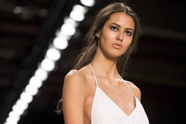 June 30, 2016 - Berlin, Germany - A model walks the runway at the Dimitri show during the Mercedes-Benz Fashion Week Berlin Spring Summer 2017 at Erika Hess Eisstadion in Berlin, Germany on June 30, 2016. Berlin Germany  - ZUMAn230