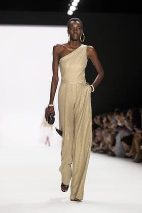 June 30, 2016 - Berlin, Germany - A model walks the runway at the Dimitri show during the Mercedes-Benz Fashion Week Berlin Spring Summer 2017 at Erika Hess Eisstadion in Berlin, Germany on June 30, 2016. Berlin Germany  - ZUMAn230