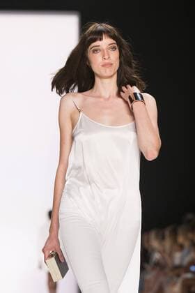 June 30, 2016 - Berlin, Germany - A model walks the runway at the Dimitri show during the Mercedes-Benz Fashion Week Berlin Spring Summer 2017 at Erika Hess Eisstadion in Berlin, Germany on June 30, 2016. Berlin Germany  - ZUMAn230