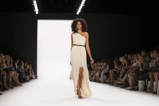 June 30, 2016 - Berlin, Germany - A model walks the runway at the Dimitri show during the Mercedes-Benz Fashion Week Berlin Spring Summer 2017 at Erika Hess Eisstadion in Berlin, Germany on June 30, 2016. Berlin Germany  - ZUMAn230