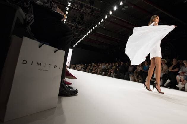 June 30, 2016 - Berlin, Germany - A model walks the runway at the Dimitri show during the Mercedes-Benz Fashion Week Berlin Spring Summer 2017 at Erika Hess Eisstadion in Berlin, Germany on June 30, 2016. Berlin Germany  - ZUMAn230