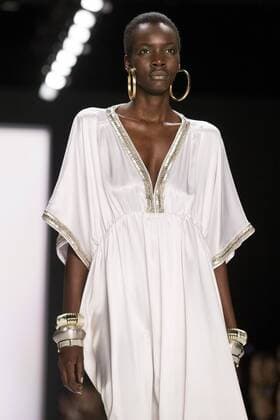 June 30, 2016 - Berlin, Germany - A model walks the runway at the Dimitri show during the Mercedes-Benz Fashion Week Berlin Spring Summer 2017 at Erika Hess Eisstadion in Berlin, Germany on June 30, 2016. Berlin Germany  - ZUMAn230