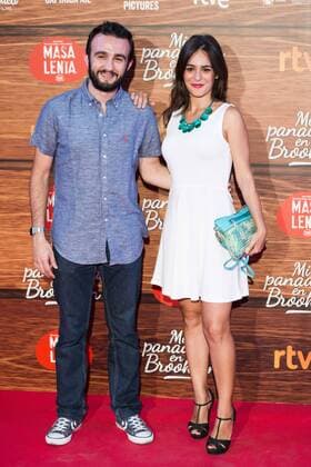 Jose Gabriel Campos with this girlfriend attends to the premiere of the spanish film Mi Panaderia en Brooklyn at Cines Capitol in Madrid. June 30 2016.  (201606030047)