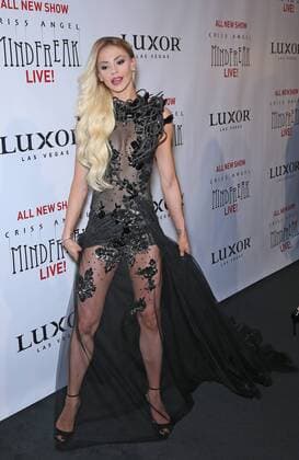 June 30, 2016 - Las Vegas, NV, United States - 30 June 2016 - Las Vegas, Nevada - Chloe Crawford. Legendary Magician Criss Angel Rolls Out the Black Carpet at World Premiere of MINDFREAK LIVE! at The Luxor Hotel and Casino . Photo Credit: MJT AdMedia Las Vegas United States - ZUMAa123