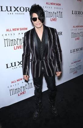 June 30, 2016 - Las Vegas, NV, United States - 30 June 2016 - Las Vegas, Nevada - Criss Angel. Legendary Magician Criss Angel Rolls Out the Black Carpet at World Premiere of MINDFREAK LIVE! at The Luxor Hotel and Casino . Photo Credit: MJT AdMedia Las Vegas United States - ZUMAa123