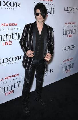 June 30, 2016 - Las Vegas, NV, United States - 30 June 2016 - Las Vegas, Nevada - Criss Angel. Legendary Magician Criss Angel Rolls Out the Black Carpet at World Premiere of MINDFREAK LIVE! at The Luxor Hotel and Casino . Photo Credit: MJT AdMedia Las Vegas United States - ZUMAa123