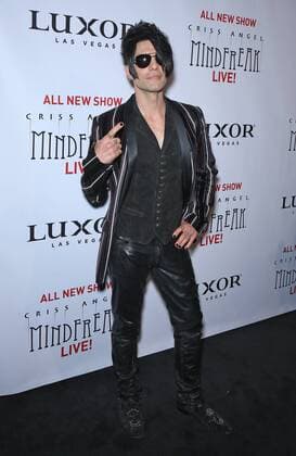 June 30, 2016 - Las Vegas, NV, United States - 30 June 2016 - Las Vegas, Nevada - Criss Angel. Legendary Magician Criss Angel Rolls Out the Black Carpet at World Premiere of MINDFREAK LIVE! at The Luxor Hotel and Casino . Photo Credit: MJT AdMedia Las Vegas United States - ZUMAa123
