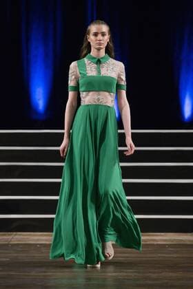 June 30, 2016 - Berlin, Germany - A model walks the runway at the Marcel Ostertag show during the Mercedes-Benz Fashion Week Berlin Spring Summer 2017 at Admiralspalast in Berlin, Germany on June 30, 2016. Berlin Germany  - ZUMAn230