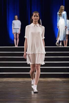 June 30, 2016 - Berlin, Germany - A model walks the runway at the Marcel Ostertag show during the Mercedes-Benz Fashion Week Berlin Spring Summer 2017 at Admiralspalast in Berlin, Germany on June 30, 2016. Berlin Germany  - ZUMAn230