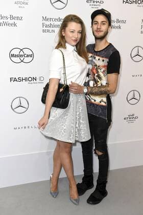 Joelina Drews mit Freund Marc Aurel Zeeb bei der Lana Mueller Fashion Show auf der Mercedes-Benz Fashion Week Berlin Spring Summer 2017. Berlin, 01.07.2016 Foto:xFredericx xFuturexImage