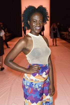 Ivy Quainoo bei der Lana Mueller Fashion Show auf der Mercedes-Benz Fashion Week Berlin Spring Summer 2017. Berlin, 01.07.2016 Foto:xFredericx xFuturexImage