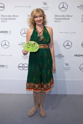 Nanna Kuckuck - Ankunft zur Irene Luft Fashion-Show im Rahmen der Mercedes-Benz Fashion Week Berlin Spring Summer 2017 im Erika-Hess-Eisstadion in Berlin am 01.07.2016. Mercedes-Benz Fashion Week Berlin Spring Summer 2017
