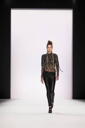 July 1, 2016 - Berlin, Germany - A model walks the runway at the Irene Luft show during the Mercedes-Benz Fashion Week Berlin Spring Summer 2017 at Erika Hess Eisstadion in Berlin, Germany on July 1st, 2016. Berlin Germany  - ZUMAn230