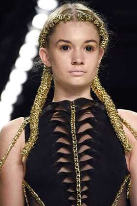 Model bei der Irene Luft Fashion Show auf der Mercedes-Benz Fashion Week Berlin Spring Summer 2017. Berlin, 01.07.2016 Foto:xFredericx xFuturexImage