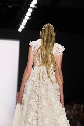 July 1, 2016 - Berlin, Germany - A model walks the runway at the Irene Luft show during the Mercedes-Benz Fashion Week Berlin Spring Summer 2017 at Erika Hess Eisstadion in Berlin, Germany on July 1st, 2016. Berlin Germany  - ZUMAn230