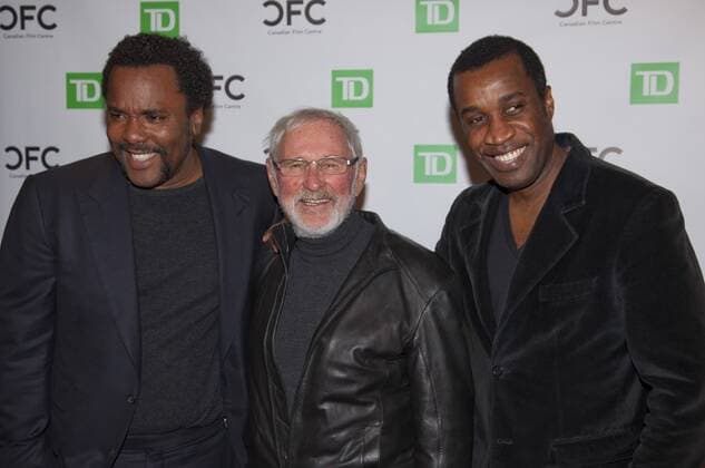 Feb. 09, 2010 - Toronto, Ontario, Canada - 20100210;ON;Entertainment;E2 -- Lee Daniels, left, Norman Jewison, and Clement Virgo on the red carpet at the Isabel Bader Theatre Tuesday night.  - ZUMAt14_