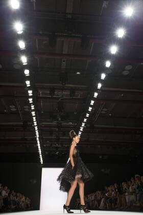 July 1, 2016 - Berlin, Germany - A model walks the runway at the Irene Luft show during the Mercedes-Benz Fashion Week Berlin Spring Summer 2017 at Erika Hess Eisstadion in Berlin, Germany on July 1st, 2016. Berlin Germany  - ZUMAn230