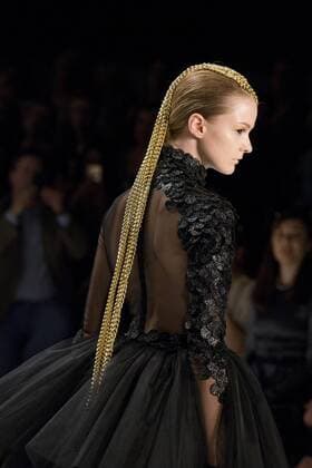 July 1, 2016 - Berlin, Germany - A model walks the runway at the Irene Luft show during the Mercedes-Benz Fashion Week Berlin Spring Summer 2017 at Erika Hess Eisstadion in Berlin, Germany on July 1st, 2016. Berlin Germany  - ZUMAn230