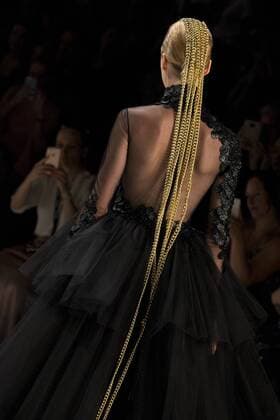 July 1, 2016 - Berlin, Germany - A model walks the runway at the Irene Luft show during the Mercedes-Benz Fashion Week Berlin Spring Summer 2017 at Erika Hess Eisstadion in Berlin, Germany on July 1st, 2016. Berlin Germany  - ZUMAn230