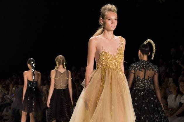 July 1, 2016 - Berlin, Germany - Models walk the runway at the Irene Luft show during the Mercedes-Benz Fashion Week Berlin Spring Summer 2017 at Erika Hess Eisstadion in Berlin, Germany on July 1st, 2016. Berlin Germany  - ZUMAn230