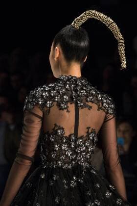 July 1, 2016 - Berlin, Germany - A model walks the runway at the Irene Luft show during the Mercedes-Benz Fashion Week Berlin Spring Summer 2017 at Erika Hess Eisstadion in Berlin, Germany on July 1st, 2016. Berlin Germany  - ZUMAn230