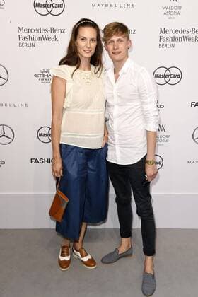 Katrin Wrobel mit Begleitung bei der Julian Zigerli Fashion Show auf der Mercedes-Benz Fashion Week Berlin Spring Summer 2017. Berlin, 01.07.2016 Foto:xFredericx xFuturexImage