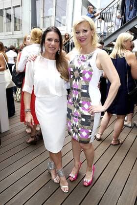 Christine Neubauer und Eva Habermann beim Gala Fashion Brunch auf der Mercedes-Benz Fashion Week Berlin Spring Summer 2017. Berlin, 01.07.2016 Foto:xS.xGabschx xFuturexImage