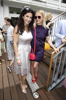 Mariella Ahrens und Nova Meierhenrich beim Gala Fashion Brunch auf der Mercedes-Benz Fashion Week Berlin Spring Summer 2017. Berlin, 01.07.2016 Foto:xS.xGabschx xFuturexImage