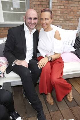 Ralph Morgenstern und Natascha Ochsenknecht beim Gala Fashion Brunch auf der Mercedes-Benz Fashion Week Berlin Spring Summer 2017. Berlin, 01.07.2016 Foto:xS.xGabschx xFuturexImage