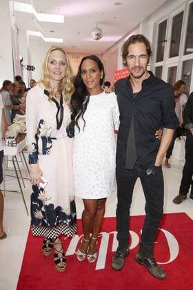 Bilder des Tages Anne Meyer-Minnemann, Barbara Becker und Thomas Hayo beim Gala Fashion Brunch auf der Mercedes-Benz Fashion Week Berlin Spring Summer 2017. Berlin, 01.07.2016 Foto:xS.xGabschx xFuturexImage