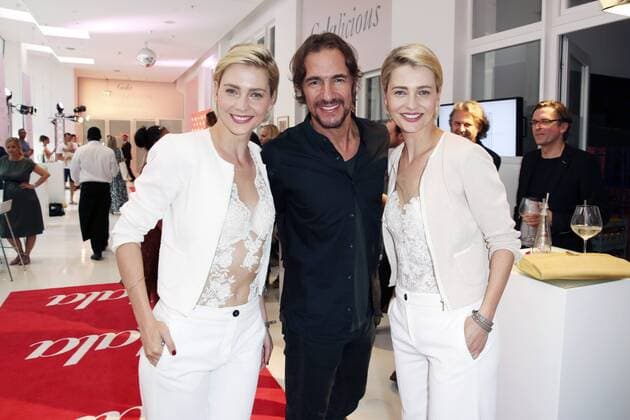 Thomas Hayo mit Julia und Nina Meise beim Gala Fashion Brunch auf der Mercedes-Benz Fashion Week Berlin Spring Summer 2017. Berlin, 01.07.2016 Foto:xS.xGabschx xFuturexImage