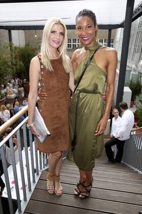 Tanja Bülter und Annabelle Mandeng beim Gala Fashion Brunch auf der Mercedes-Benz Fashion Week Berlin Spring Summer 2017. Berlin, 01.07.2016 Foto:xS.xGabschx xFuturexImage