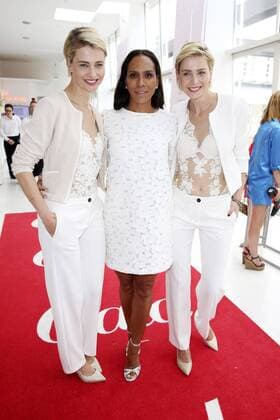 Barbara Becker mit Julia und Nina Meise beim Gala Fashion Brunch auf der Mercedes-Benz Fashion Week Berlin Spring Summer 2017. Berlin, 01.07.2016 Foto:xS.xGabschx xFuturexImage