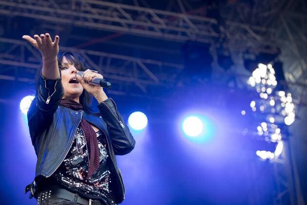 SPIELBERG,AUSTRIA,01.JUL.16 - MOTORSPORTS, FORMULA 1 - Grand Prix of Austria, Red Bull Ring, free practice, side event. Image shows the singer Nena. 