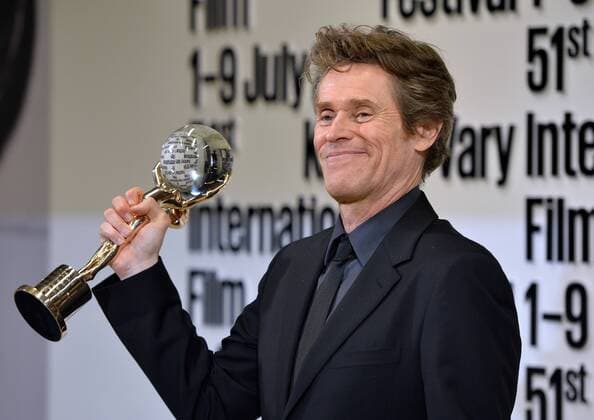 U.S. actor Willem Dafoe received Crystal Globe award for contribution to world cinema at the opening ceremony of the 51st Karlovy Vary International Film Festival in Karlovy Vary, Czech Republic, July 1, 2016. (CTKxPhoto KaterinaxSulova) CTKPhotoP201607010936701  suk1