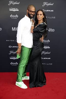 Barbara Becker mit Chris Glass bei der Michalsky StyleNite Perspektive auf der Mercedes-Benz Fashion Week Berlin Spring Summer 2017. Berlin, 01.07.2016 Foto:xS.xGabschx xFuturexImage
