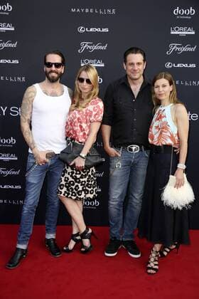Alec Völkel mit Ehefrau Johanna und Sascha Vollmer mit Freundin Jenny bei der Michalsky StyleNite Perspektive auf der Mercedes-Benz Fashion Week Berlin Spring Summer 2017. Berlin, 01.07.2016 Foto:xS.xGabschx xFuturexImage