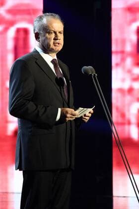 (160701) -- BRATISLAVA, July 1, 2016 -- Slovak President Andrej Kiska speaks during the opening concert marking the beginning of the Slovak Presidency in the European Union in Bratislava, capital of Slovakia, on July 1, 2016. Slovakia officially took over a six-month rotating Presidency of the Council of the European Union (EU) from the Netherlands on Friday. ) SLOVAKIA-BRATISLAVA-EU-ROTATING PRESIDENCY AndrejxKlizan 