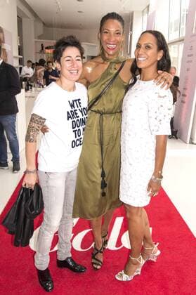 Dunja Hayali, Annabelle Mandeng und Barbara Becker beim Gala Fashion Brunch auf der Mercedes-Benz Fashion Week Berlin Spring Summer 2017. Berlin, 01.07.2016 Foto:xK.xWernerx xFuturexImage