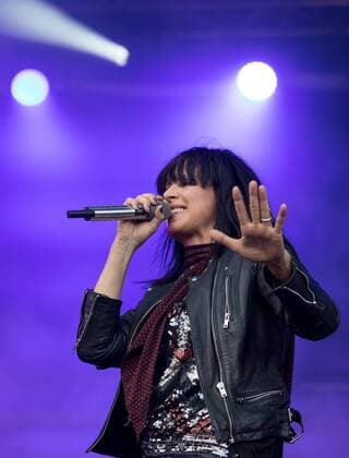 SPIELBERG,AUSTRIA,01.JUL.16 - MOTORSPORTS, FORMULA 1 - Grand Prix of Austria, Red Bull Ring, free practice, side event. Image shows the singer Nena. 