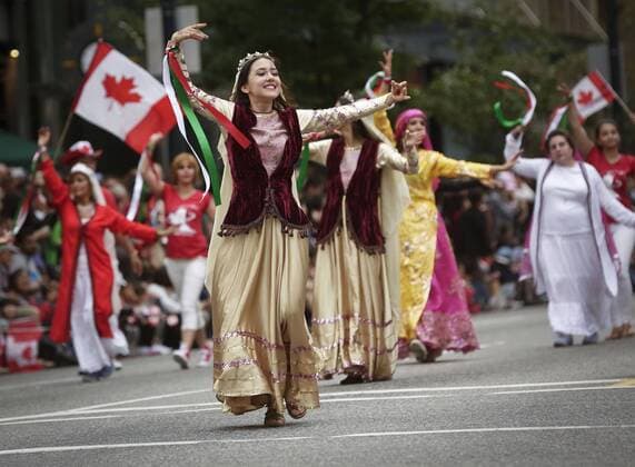 Nationalfeiertag in Kanada VANCOUVER, July 1, 2016 -- People attend the Canada Day celebration in Vancouver, Canada, July 1, 2016. Celebrations were held across the country to mark the 149th anniversary of Canada s foundation. ) CANADA-VANCOUVER-CANADA DAY Liangxsen 
