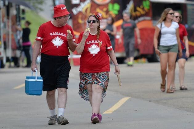 Nationalfeiertag in Kanada July 1, 2016 - Edmonton, Canada - Canada Day 2016 in Edmonton..On Friday, 1 July 2016, in Edmonton, Alberta, Canada. Edmonton Canada  - ZUMAn230