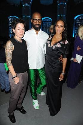 Dunja Hayali, Chris Glass und Barbara Becker bei der Michael Michalsky Style Night im Rahmen der Mercedes-Benz Fashion Week Frühjahr Sommer 2017 am 1.07.2016 in Berlin MBFW Fashionweek in Berlin 2016- Michael Michalsky Style Night 