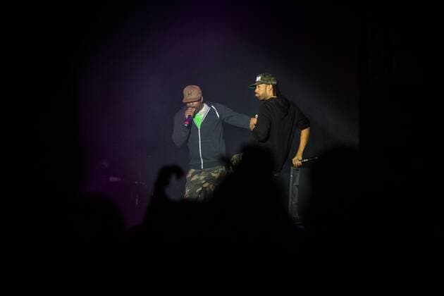Method Man and Redman pictured on the day one of the Couleur Cafe music festival at the Tour & Taxis site in Brussels, Friday 01 July 2016. The 27th edition of the festival is taking place from 1 to 3 Jult.  AURORExBELOT 04884043