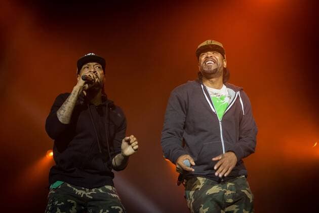 Method Man and Redman pictured on the day one of the Couleur Cafe music festival at the Tour & Taxis site in Brussels, Friday 01 July 2016. The 27th edition of the festival is taking place from 1 to 3 Jult.  AURORExBELOT 04884027