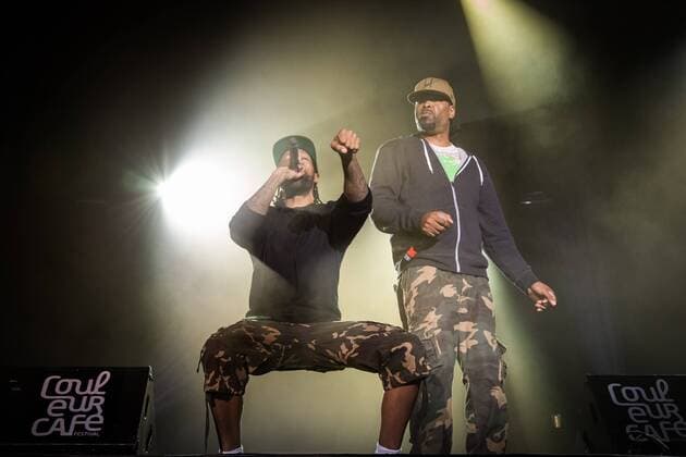 Method Man and Redman pictured on the day one of the Couleur Cafe music festival at the Tour & Taxis site in Brussels, Friday 01 July 2016. The 27th edition of the festival is taking place from 1 to 3 Jult.  AURORExBELOT 04884029